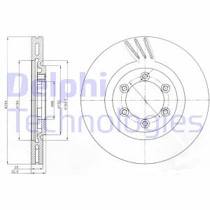 Фото 3 - Гальмівний диск Delphi BG4112