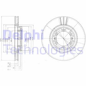 Фото 4 - Тормозной диск Delphi BG4132