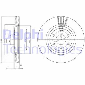 Tarcza ham.nissan navara - Delphi BG4176C