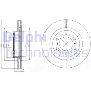 Фото 2 - Гальмівний диск Delphi BG4228