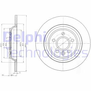 Тормозной диск - (30769059) Delphi BG4239C