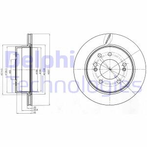 Фото 3 - Тормозной диск Delphi BG4273