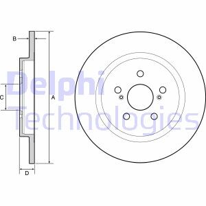 Фото 2 - Гальмівний диск Delphi BG4650C