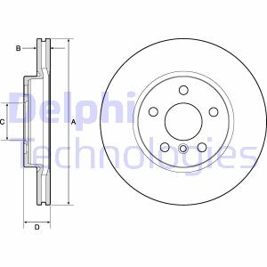 Тормозной диск - Delphi BG4777C