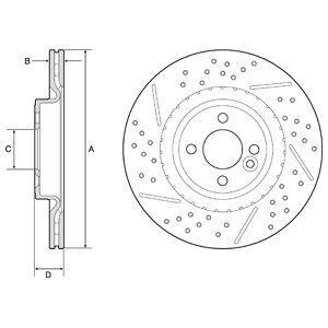 Tarcza ham.mini mini r50 06- - (34116784371, 34116855782) Delphi BG4789C