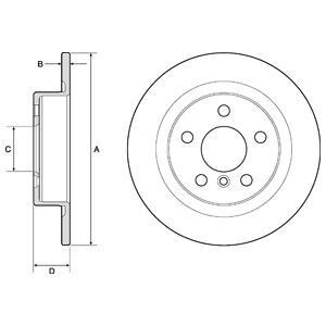 Tarcza ham.tyl mini cooper 13- - (34216799367, 34216861013) Delphi BG4812C