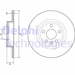 Tarcza ham.landrover discovery 14- tyl - (lr061388, j9c1168) Delphi BG4930C