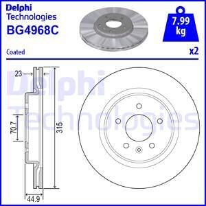 Tarcza ham.tyl - Delphi BG4968C