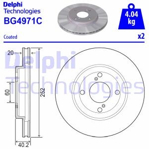 Tarcza ham.przod - (55311M69P10000, 55311M69P10, 5531152R50) Delphi BG4971C