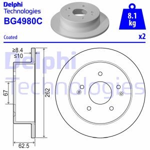 Tarcza ham.tyl - Delphi BG4980C