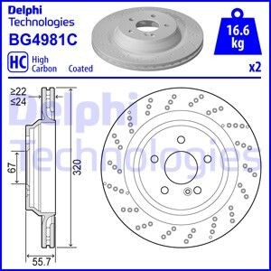 Tarcza ham.tyl - Delphi BG4981C