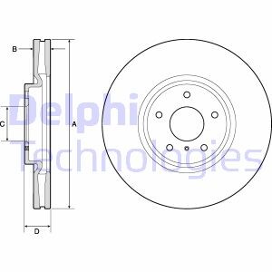 Фото 3 - Гальмівний диск Delphi BG9152