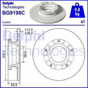 Фото 3 - Тормозной диск Delphi BG9198C