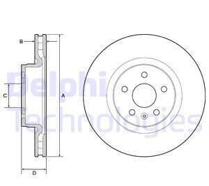 Гальмівний диск - Delphi BG9220C