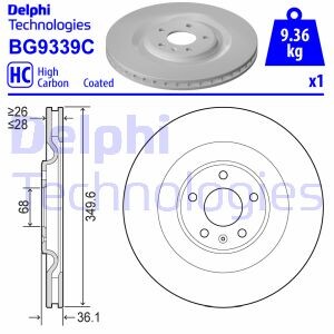 Tarcza ham.tyl - (4M0615601P) Delphi BG9339C