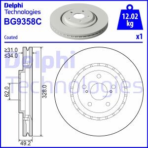 Фото 3 - Тормозной диск Delphi BG9358C
