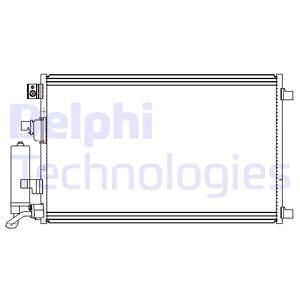 Радіатор кондиціонера - ((92100BB50A)) Delphi CF20312