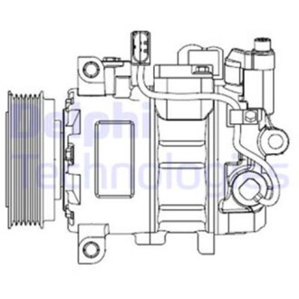 Компресор кондиціонера - Delphi CS20476