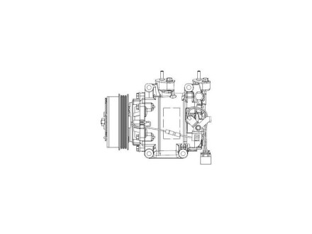 Kompresor klim.honda cr-z 10- - Delphi CS20515