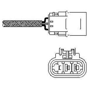 Лямбда-зонд (кількість дротів 3, 450мм) NISSAN 100NX, 200SX, MICRA II, PATHFINDER II, PRIMERA, SUNNY III 1.0-3.3 07.90-12.04 - ((226900M200, 226900M210, 226900M211, 226900M220, 226903S500)) Delphi ES10456