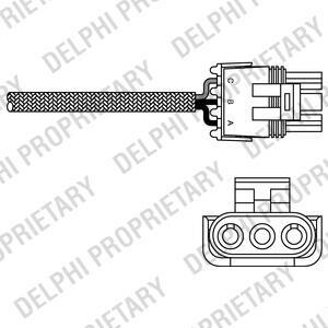 Лямбда-зонд - Delphi ES10969-12B1