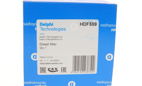 Фото 6 - Паливний фільтр Delphi HDF559