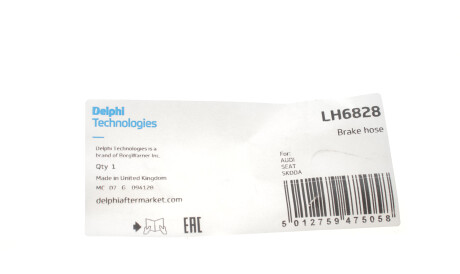Фото 2 - Гальмівний шланг Delphi LH6828