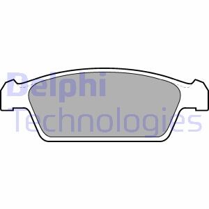 Фото 2 - Гальмівні колодки Delphi LP1100
