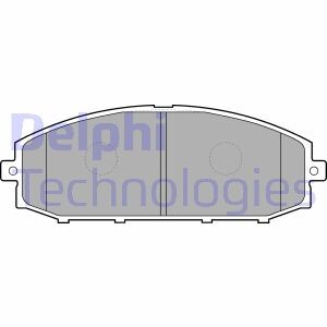 Комплект тормозных колодок, дисковый тормоз - (d1060VC091, 41060VB291, 41060VC091) Delphi LP1305