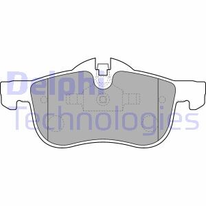 Комплект тормозных колодок, дисковый тормоз - (sfp100511) Delphi LP1521