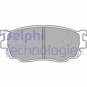 Комплект тормозных колодок, дисковый тормоз - Delphi LP1527