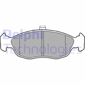 Фото 2 - Гальмівні колодки Delphi LP1597