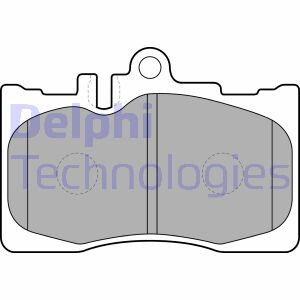 Комплект тормозных колодок, дисковый тормоз - (044650W06000, 0446548020) Delphi LP1689