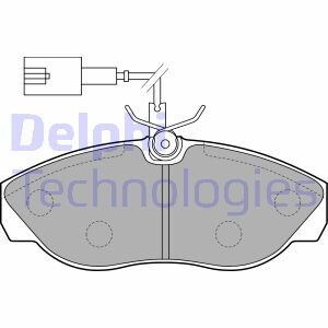 Фото 4 - Гальмівні колодки Delphi LP1748
