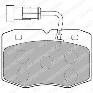 Комплект тормозных колодок, дисковый тормоз - (1906159, 7701201622, 1906039) Delphi LP1776