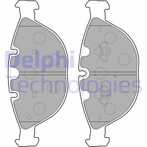 Комплект тормозных колодок, дисковый тормоз - (34116761282, 34116756350) Delphi LP1798