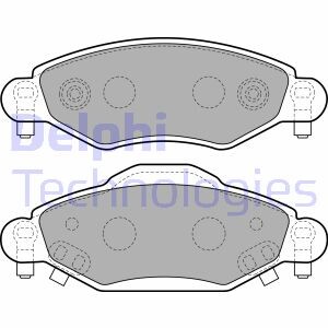 Фото 2 - Тормозные колодки Delphi LP1840