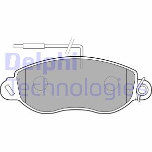 Фото 3 - Гальмівні колодки Delphi LP1848