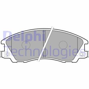 Гальмівні колодки, дискові - (58101H1A00, 58101H1A10) Delphi LP1853