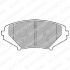 Комплект гальмівних колодок - ((F1Y23328Z, F1Y13323ZB, F1YA3323ZA, F1YA3323ZB, F1YA3323ZC)) Delphi LP1867 (фото 1)