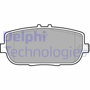 Комплект тормозных колодок, дисковый тормоз - (nfy72446z, nfy72643z, nfy72648z) Delphi LP2027