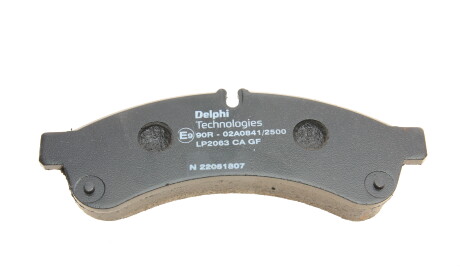 Фото 3 - Тормозные колодки Delphi LP2063