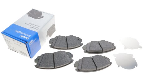 Фото 2 - Гальмівні колодки Delphi LP2080