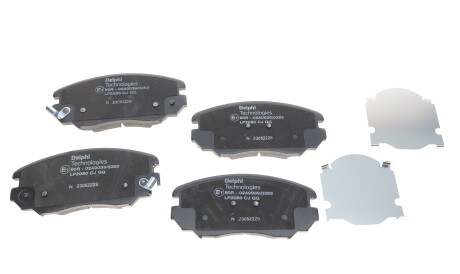 Фото 3 - Гальмівні колодки Delphi LP2080