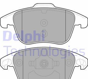 Гальмівні колодки, дискові - (1617273380, 1647862680, 1675901280) Delphi LP2100