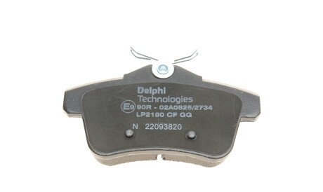Фото 2 - Гальмівні колодки Delphi LP2180
