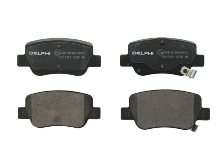 Фото 2 - Гальмівні колодки Delphi LP2206