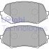 Комплект тормозных колодок, дисковый тормоз - (mk528945, mk529908, mk5299o8) Delphi LP2208 (фото 2)