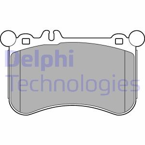 Фото 2 - Гальмівні колодки Delphi LP2291