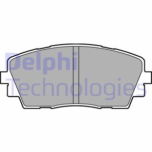 Комплект тормозных колодок, дисковый тормоз - (581011YA00, 581011YA30, 58101E2A00) Delphi LP2296